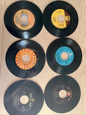 Vinyl Record Lot of 11 vintage 45RPM. Untested. 60-70’s music